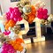 Pink Orange Balloon Garland Arch Kit, 124pcs Hot Pink Orange Chrome Metallic Gold Latex Balloons for Birthday Wedding Baby Shower Tropical Party Supplies Summer Party Decorations